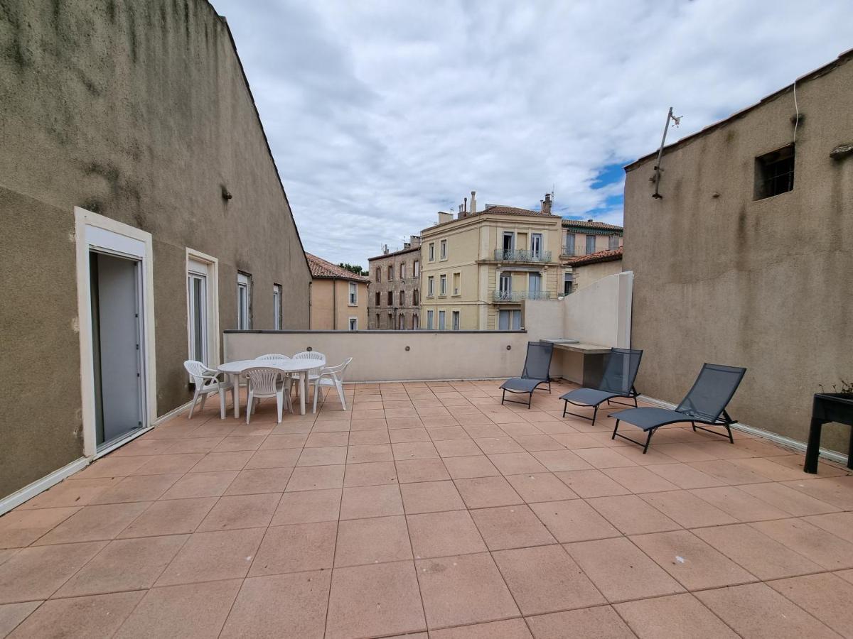 נרבון T4- Terrasse 50M², Garage, Centre-Ville מראה חיצוני תמונה